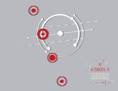 Makine Mühendisliği teknoloji vektör arka plan, yenilikçi endüstriyel düzenleri ile sibernetik soyutlama. Sanat grafik illüstrasyon.