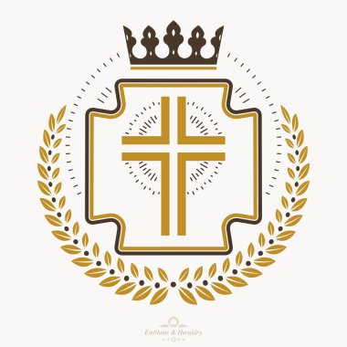 Hanedan işaretleri vintage öğeler vektör.