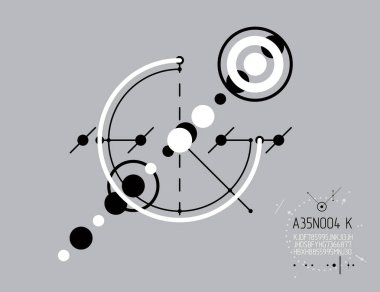 Vektör endüstriyel ve mühendislik arka plan, gelecek teknik planı. Mekanizması, grafik illüstrasyon soyut blueprint. 