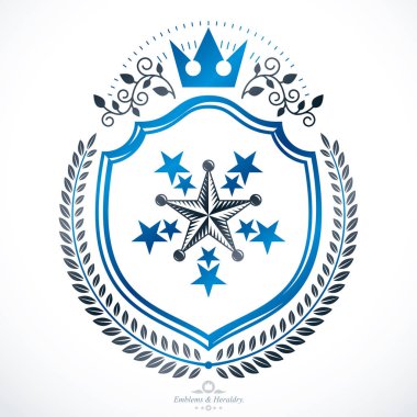 Klas amblem, vektör hanedan arması Arms.