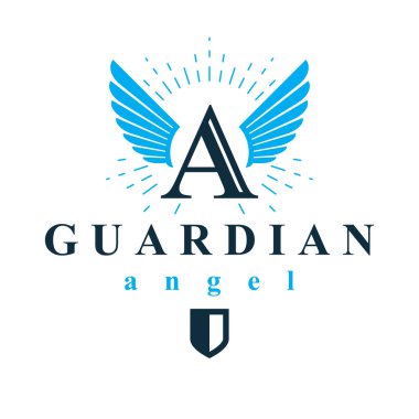 Kutsal Ruh grafik vektör logo kullanılmak üzere eğitim ve dini kuruluşlar.