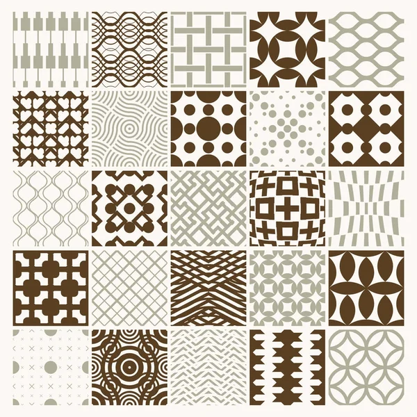 Vector Graphic Vintage Textures Created Squares Rhombuses Other Geometric Shapes — Stock Vector