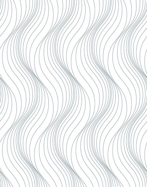 Gri tonlamalı vektör Dikişsiz desen, grafik kağıt ambalaj geometrik. Zemin ile oluşturulan dokumak undulate satırları Tekstil ve web tasarımlarında kullanılan siyah 