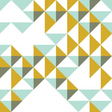 Üçgenler ve eşkenar üçgenler geometrik soyut modayı, dikişsiz modayı, vektör funky arka planı. Kumaş, duvar kağıdı, ambalaj, ağ ve baskı için kullanılabilir.