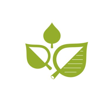 Yeşil izole üzerinde beyaz arka plan bırakır. Sağlıklı yaşam kavramsal simge tıbbi tedavi kuruluşları kullanmak için.