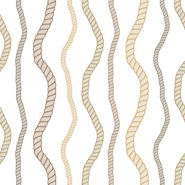 Kusursuz denizcilik halat şablonu vektörü. Sonsuz donanma çizgileri ve illüstrasyon illüstrasyonu. Donanma basit asgari deniz ipleri sonsuz tasarım. Kumaş, duvar kağıdı, ambalaj, ağ ve baskı için kullanılabilir.