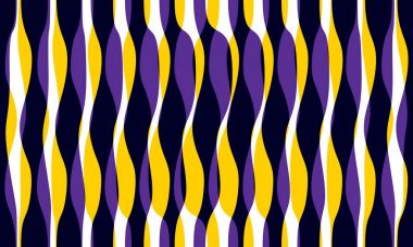 Sanatsal eğrisi seamless modeli, soyut renkli vektör arka plan hatları. Kumaş, duvar kağıdı, ambalaj, web ve baskı için kullanılabilir. Dikey modaya uygun bir tasarım.