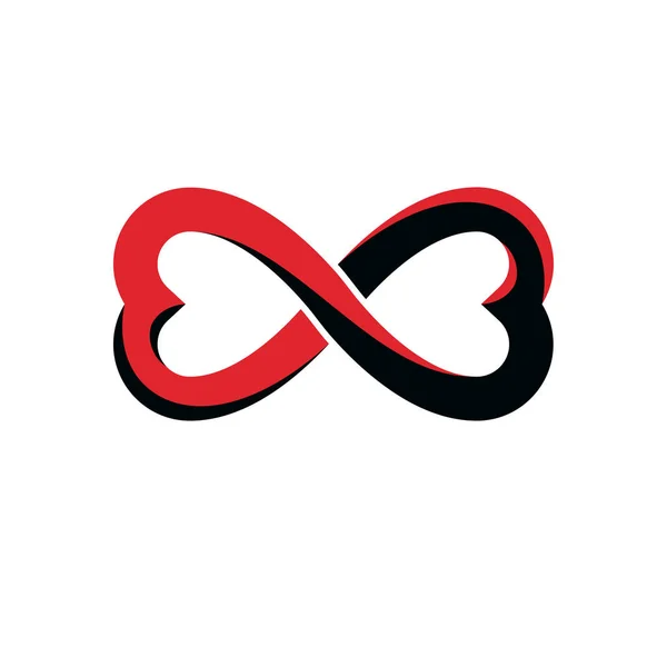 Örök Szerelem Fogalmát Vektor Szimbólum Infinity Loop Férfi Mars Egy — Stock Vector