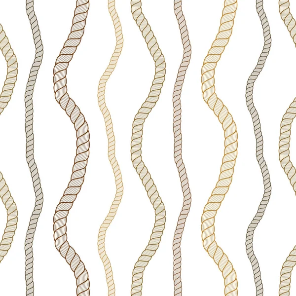 Kusursuz denizcilik halat şablonu vektörü. Sonsuz donanma çizgileri ve illüstrasyon illüstrasyonu. Donanma basit asgari deniz ipleri sonsuz tasarım. Kumaş, duvar kağıdı, ambalaj, ağ ve baskı için kullanılabilir.