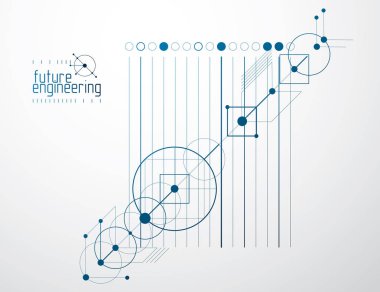 Vektör sanayi ve arka plan mühendislik.