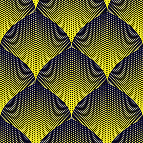 Lignes Abstraites Schéma Géométrique Sans Couture — Image vectorielle