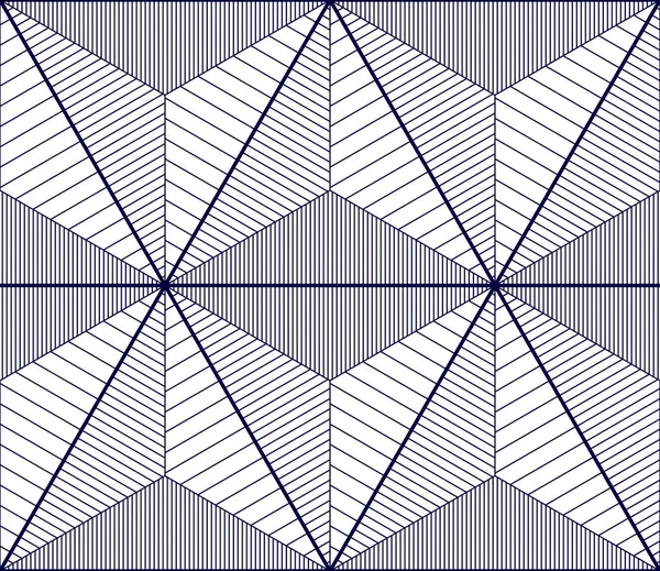 Géométrique Lignes Motif Abstrait Sans Couture — Image vectorielle