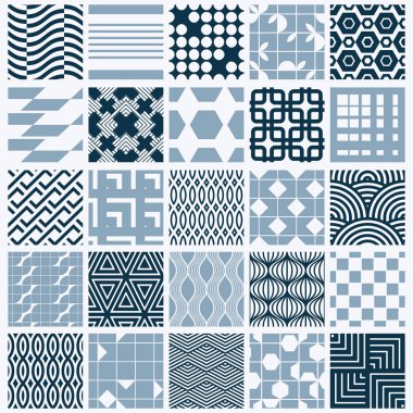 Vektör süs siyah beyaz sorunsuz arka planında hazır, geomet