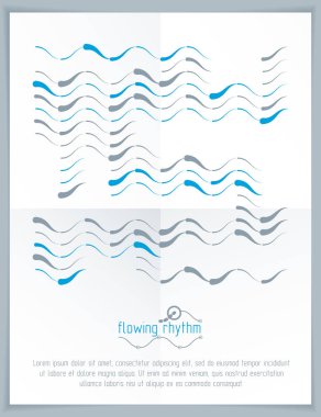 Teknolojik vektör duvar kağıdı soyut çizgilerle yapılmış. Modern geometrik kompozisyon reklam afişi olarak kullanmak için.