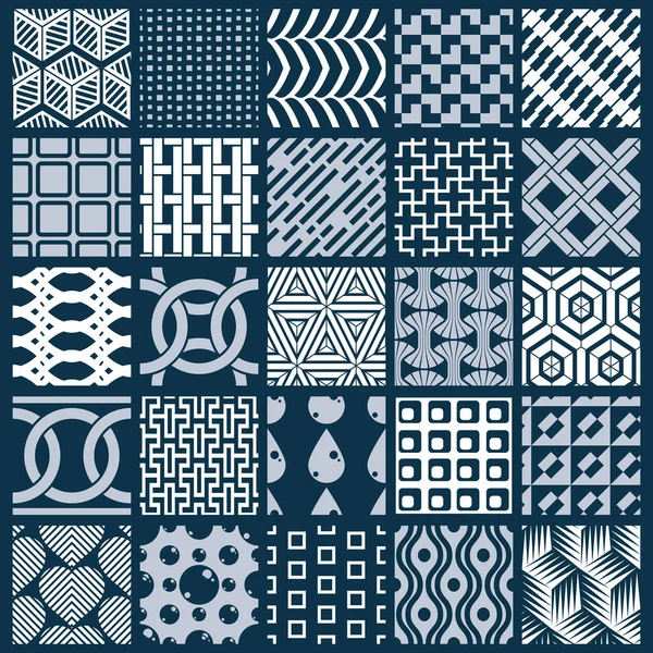 Texturas Vintage Gráficas Vectoriales Creadas Con Cuadrados Rombos Otras Formas — Vector de stock