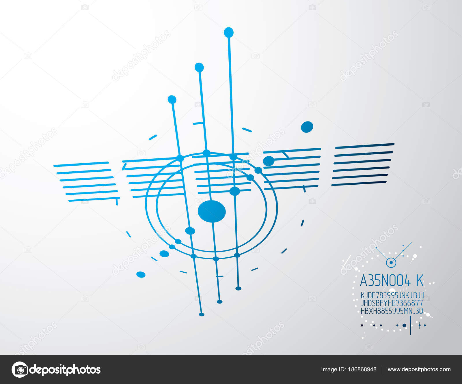 未来的抽象ベクトル技術の背景 機械工学の壁紙 アートグラフィックイラスト ストックベクター C Ostapiusangelp