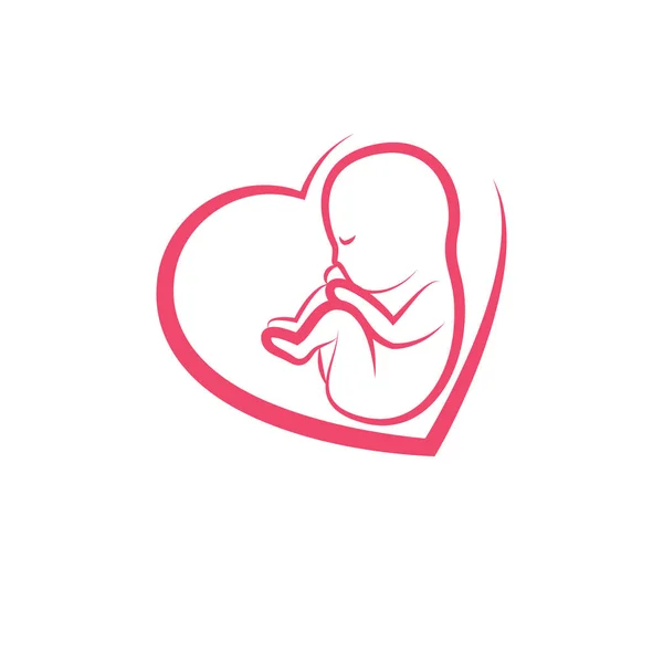 Pasgeboren Baby Getrokken Vectorillustratie Geïsoleerd Wit Onschuldig Kind Gelukkig Bezorgdheid — Stockvector