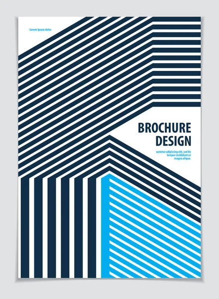 Minimalistisch Brochureontwerp Vector Geometrisch Patroon Abstracte Achtergrond Design Sjabloon Voor — Stockvector