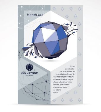 parlak geometrik hasarlı şekli poligonal şekil parça ve parçaları