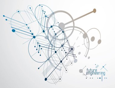 Modüler arka plan basit geometrik figürler oluşturulan