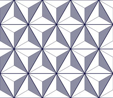 Tek renkli geometrik soyut, dikişsiz desen