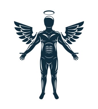 kas insanla melek kuş kanatları ve halo