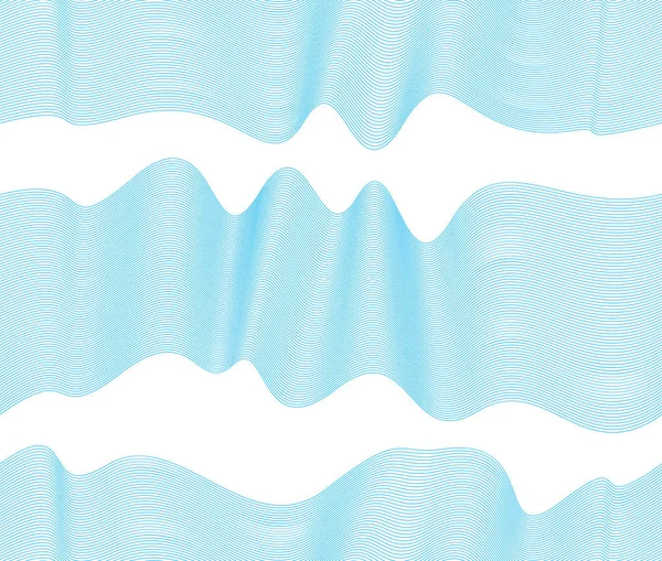 波浪形内衬抽象艺术背景 — 图库矢量图片