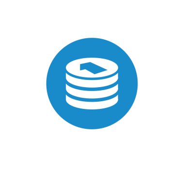 İş simgesi. Beyaz arka plan üzerinde izole vektör çizim.