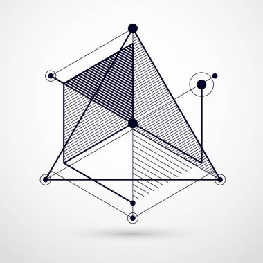 Teknik plan, vektör siyah beyaz dijital arka plan w
