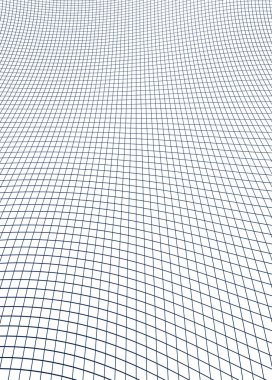 3d doğrusal kafes vektör arka plan, soyut boyutlu 