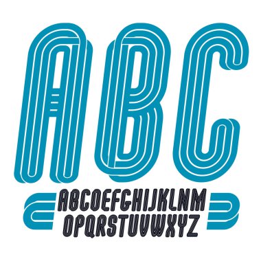 Vektör sanat funky komut dosyasından bir paralel çizgiler ile oluşturulan z için karnaval duyuru için logo tasarım kullanmak için en iyi