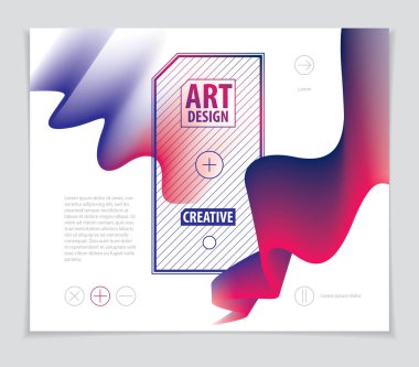 Modern soyut dalga boyutlu nesne.