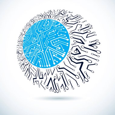 Anakart fütüristik sibernetik düzeni