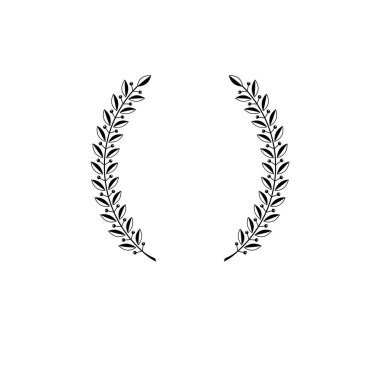 Laurel Wreath çiçek eski amblemi.