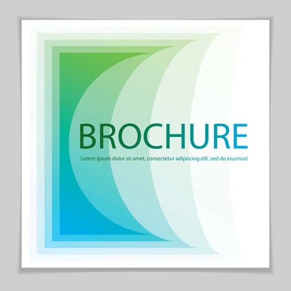 Moderna Minimal Mall Broschyr Broschyr Affisch Vector Geometriska Abstrakt Bakgrund — Stock vektor