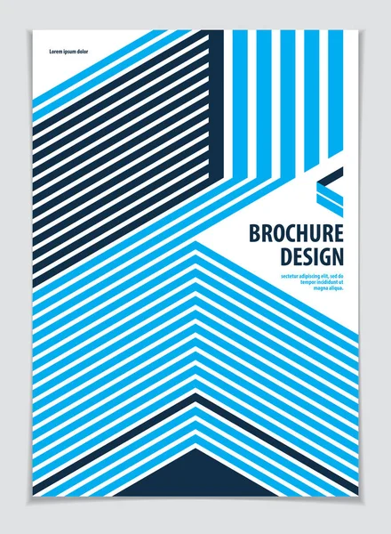 Minimalistisch Brochureontwerp Vector Geometrisch Patroon Abstracte Achtergrond Design Sjabloon Voor — Stockvector