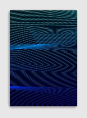 Sanat vektör minimalist modern broşür tasarımı satır, depo kapağı