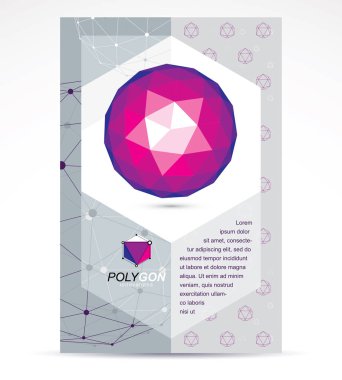 İletişim teknolojileri iş kurumsal flyer şablonu. 