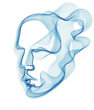 Yapay zeka vecto dijital elektronik zamanın ruhu