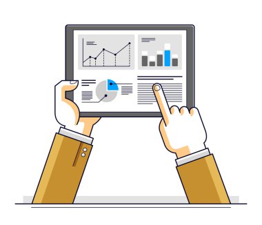 Internet iletişim ve etkinlik, tablet holding eller dostum bir