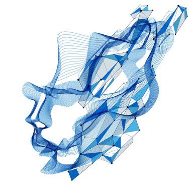 Yapay zeka vecto dijital elektronik zamanın ruhu