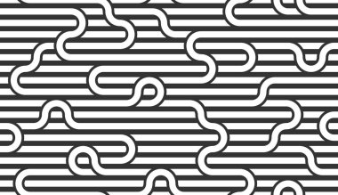 Dikişsiz çizgiler deseni, çizgili geometrik vektör soyut backgro