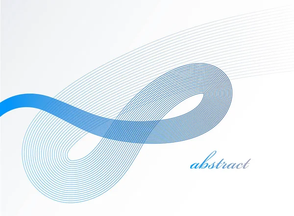 エレガントな青い線ベクトルの次元抽象的な背景 — ストックベクタ