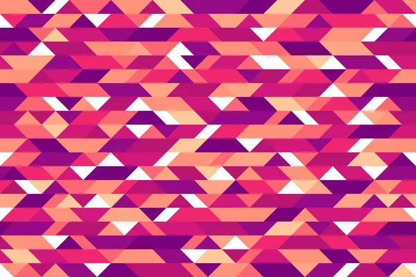 Mosaik Nahtlose Muster Geometrische Chaotische Fliesen Vektor Hintergrund Für Tapeten — Stockvektor