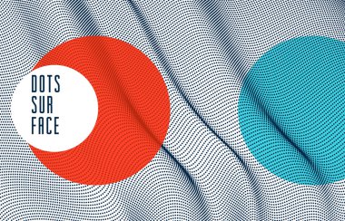 Moda soyut vektör arkaplanı, bilim ve teknoloji tema illüstrasyonu, dinamik parçacıkların dizisi, kapaklar ve reklamlar için şablon.