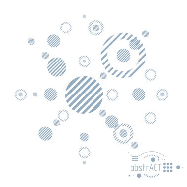 Daireler ve çizgilerden yapılmış mühendislik teknolojisi vektör duvar kağıdı. Modern geometrik bileşim şablon ve düzen olarak kullanılabilir. Soyut teknik arkaplan.