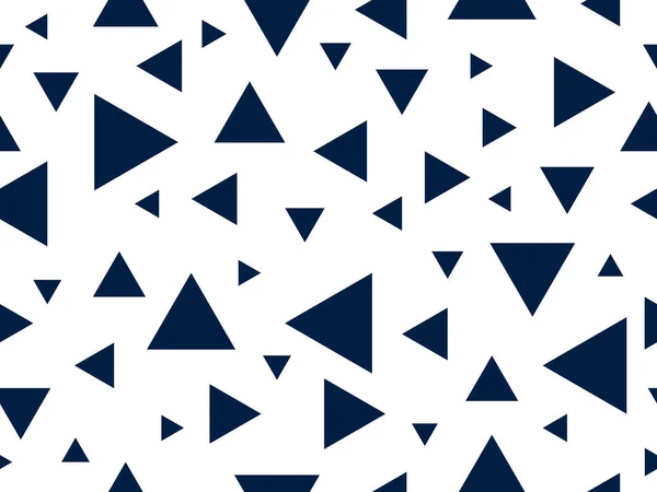 三角形シームレス背景 乱雑な混沌としたベクトルパターン 壁紙やプリントや繊維や包装紙のための粒子設計パターン — ストックベクタ