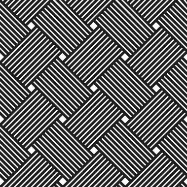 Kusursuz vektör dokuma şablonu, çapraz çizgileri olan doğrusal arkaplan, tekstil örülmüş tekrarlanan kiremit duvar kağıdı, mükemmel sade minimal tasarım.