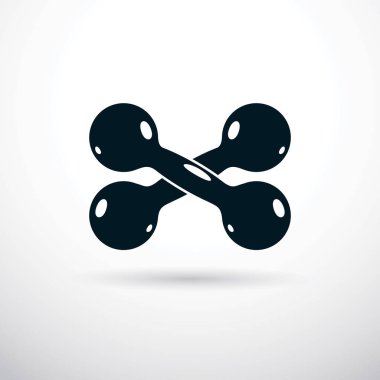 Dumbbell vektör çizim, fitness ve sağlıklı yaşam ve fitness egzersiz için uygun Spor donatımı çapraz.