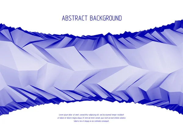 Abstract Vector Background Fantastic Landscape Terrain Cosmic Planet Geometric Line — Stock Vector